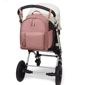 EUC SKIP HOP GREENWICH Pink Diaper Bag Backpack